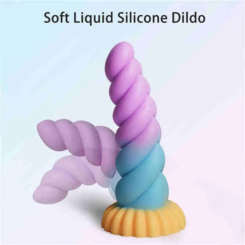 Silicone Anal Toy Realistic Monster Dildo with Suction Cup Vaginal G-Spot Massage Sex Toys for Women Adult Toys
