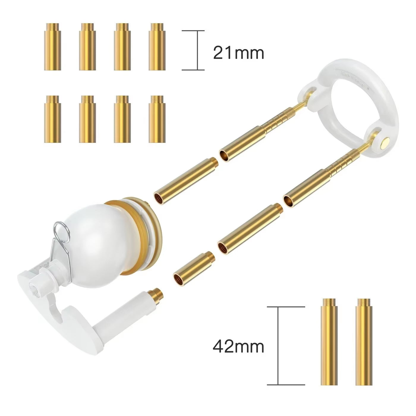 New Penis Enlargement Device Cock Master Extender Penis Enlargement Stretch Clamp Vacuum Cup Men Penis Growth Traction Device