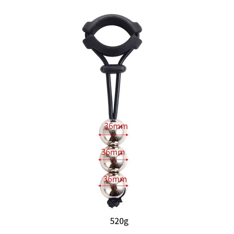 Iron Grip – Weight-Bearing Cock Ring & Stretcher for Intense Male Training