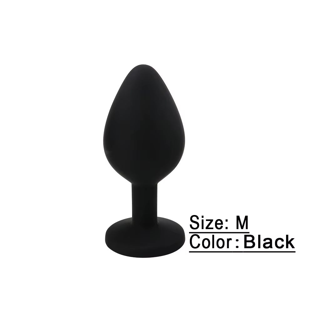 Soft Silicone Anal Butt Plug Men Prostate Massager Adult Gay Products Ass Stuffed Anal Trainer Unisex Sex Toys for Couples Goods