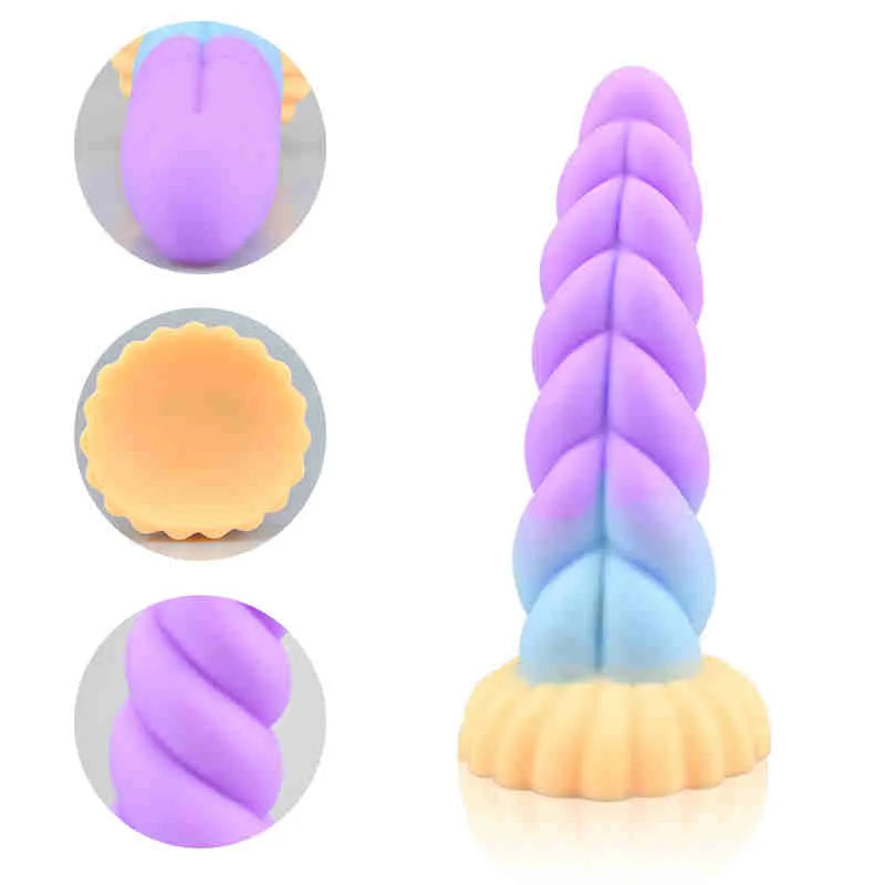 Silicone Anal Toy Realistic Monster Dildo with Suction Cup Vaginal G-Spot Massage Sex Toys for Women Adult Toys