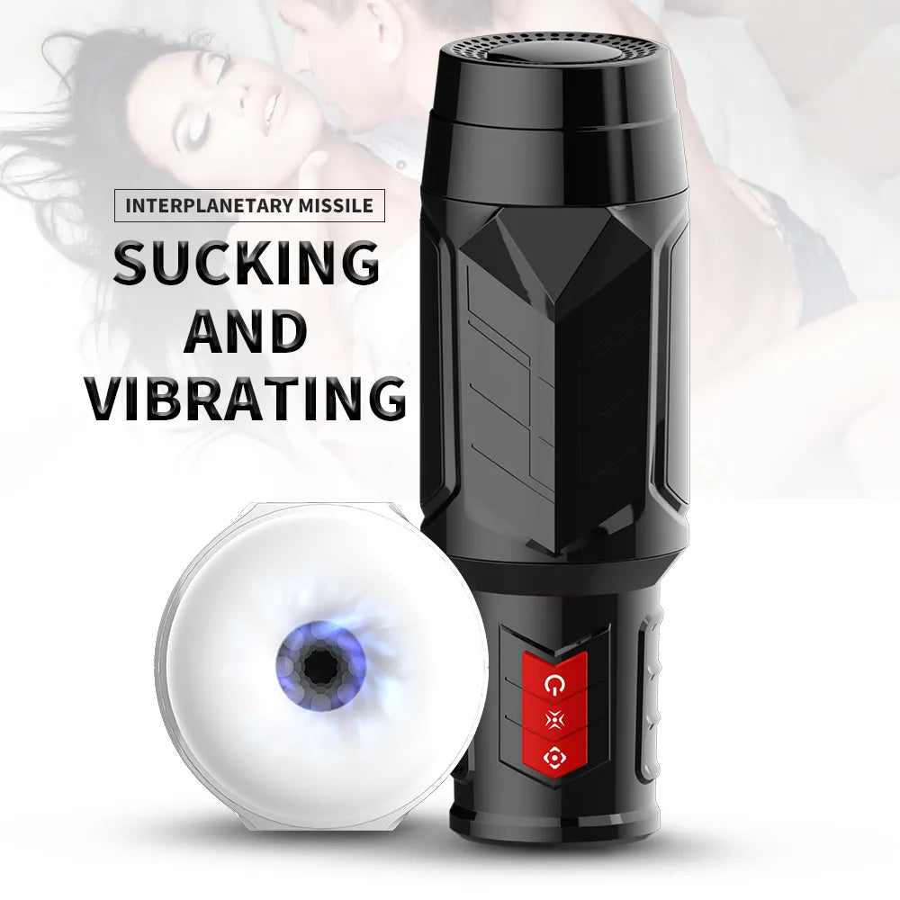 High Quality Masturbator Realistic Soft Vagina Pocket Pussy Cup Vibrating Sucking Blowjob Penis Thrusting Clipping Suction Bottle Male Man Sex Toys YL0405