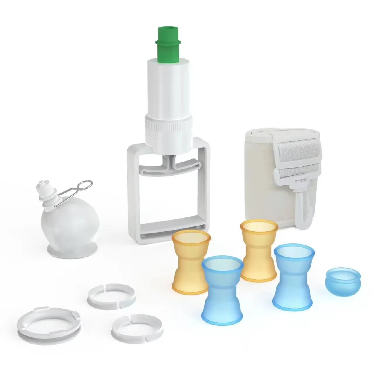 New Penis Enlargement Device Cock Master Extender Penis Enlargement Stretch Clamp Vacuum Cup Men Penis Growth Traction Device