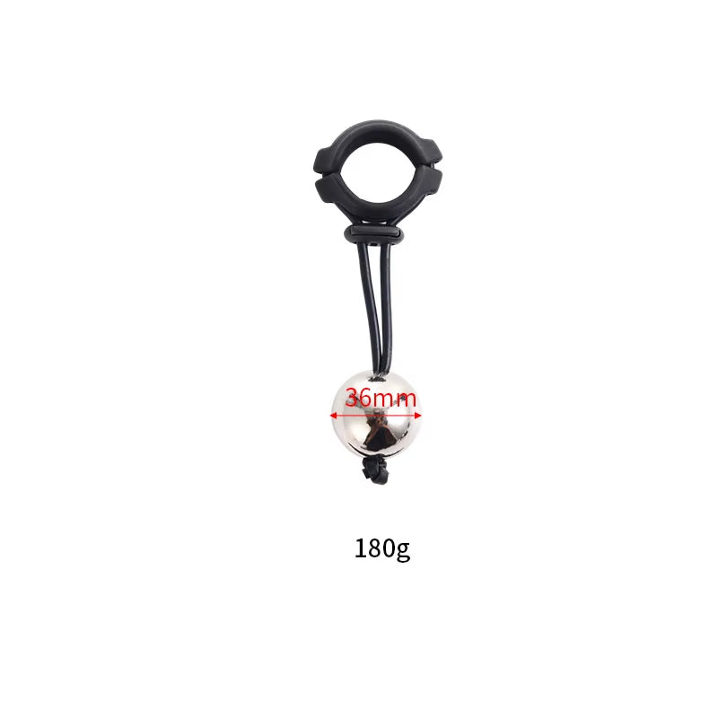 Iron Grip – Weight-Bearing Cock Ring & Stretcher for Intense Male Training