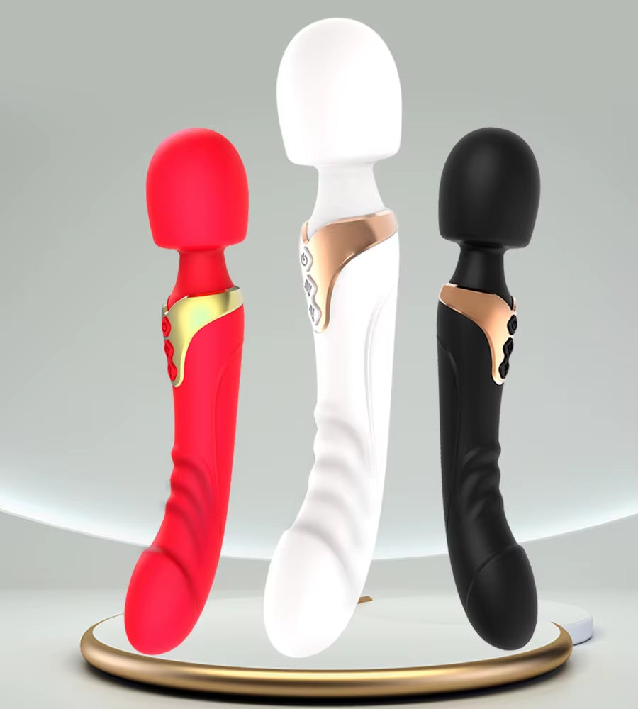 Powerful Vibrator Dildos Wand for Women 10 Modes Clitoris Stimulator G Spot Vagina Massager Adult Sex Toys for Woman
