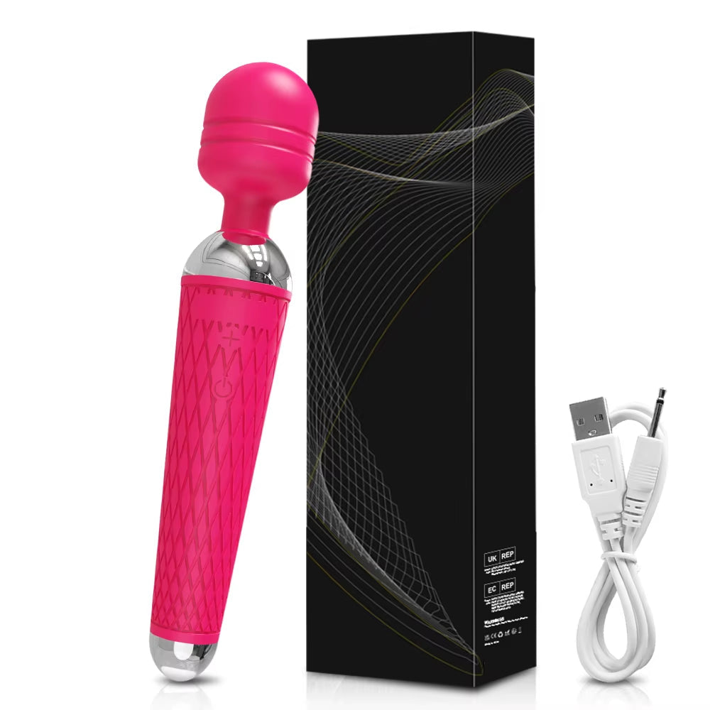 Wireless Dildos AV Vibrator Magic Wand for Women Clitoris Stimulator USB Rechargeable Massager Goods Sex Toys for Adults 18