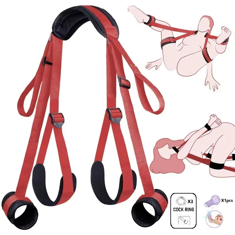 Sex Toys Tools Sexes Accessoires BDSM Bondage Kits Adult SM Sex Restraint Handcuffs Bondage Toys Couples Pleasure Adults Games