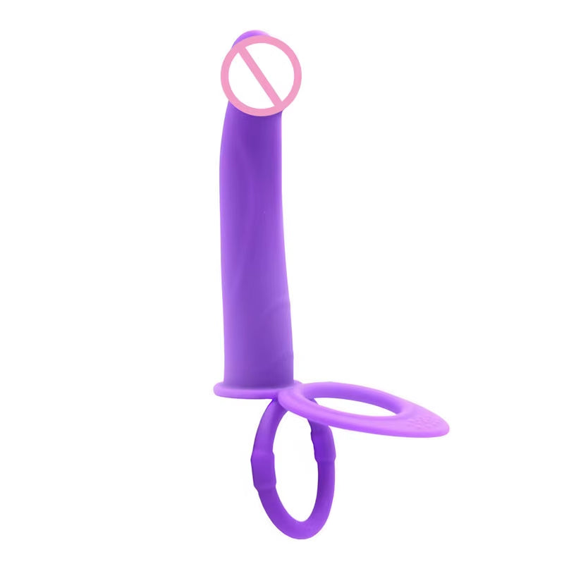Double Penetration Anal Plug Dildo Butt Plug Vibrator for Men Strap on Penis Massage Vagina Plugs Adult Sex Toys for Couples 18+