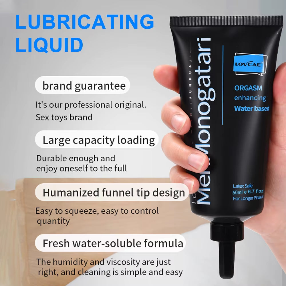 50Ml/200Ml Anal Lubrication Water-Based Lubricant for Sex Session Couple Love Gel Exciter for Men Women Lubricants