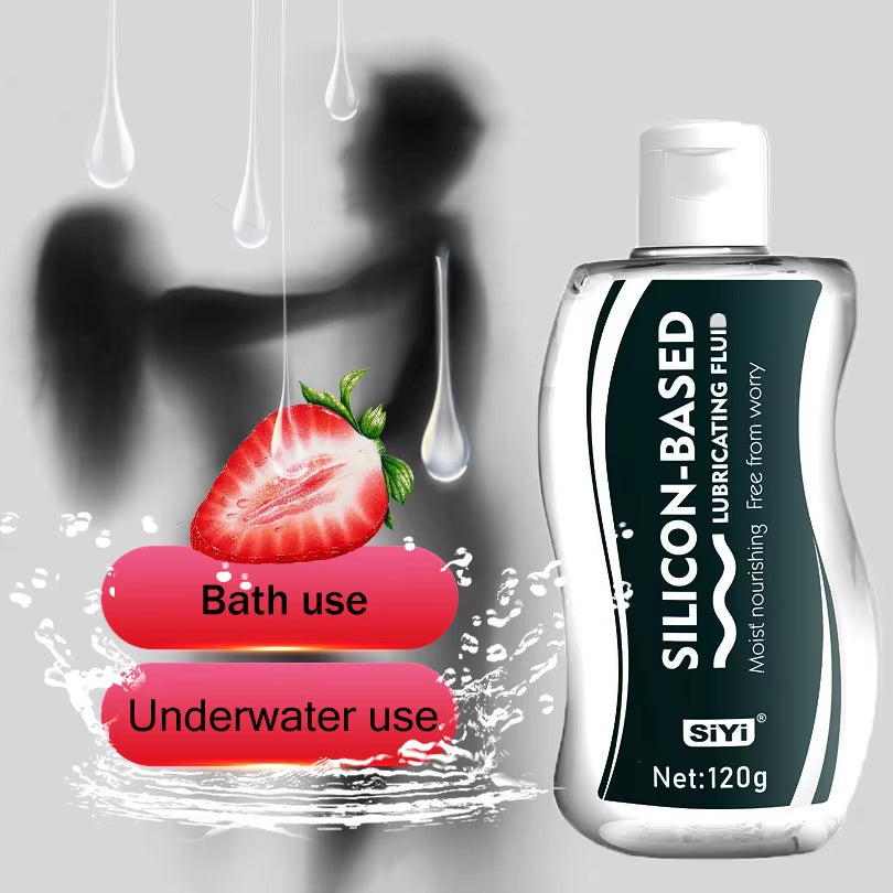 Silicone-Base Lubricant for Anal Sex Long-Lasting Lubrication, Sex Toys Lubricant Suitable for Bathroom and Underwater Use