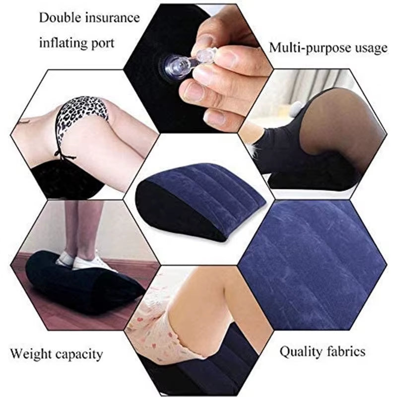 Pillow for Sex Cushion Inflatable Bdsm Furniture Sex Pillow Sexy Girl Body Orthopedic Wedge Sofa Erotic Toys Couples Supplies