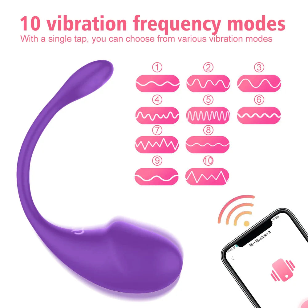 APP Bluetooths Dildo Egg Vibrator for Women Vaginal Balls Wearable Clit G Spot Panties Vibrator Couples Sex Toys for Women
