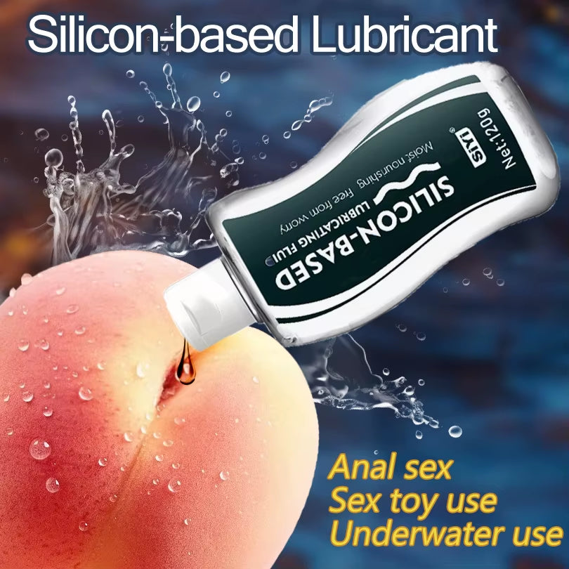 Silicone-Base Lubricant for Anal Sex Long-Lasting Lubrication, Sex Toys Lubricant Suitable for Bathroom and Underwater Use