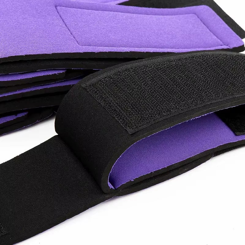 Adult SM Sex Restraint Handcuffs Slave Tools Bdsm​ No Vibrators Sexy Wrist to Ankle Cuffs Open Leg Hand Toys Bondage for Couples
