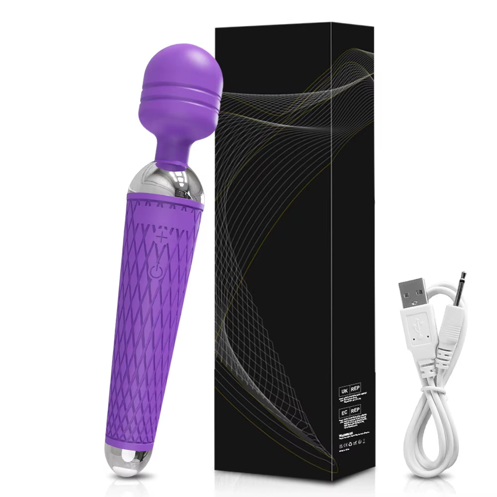 Wireless Dildos AV Vibrator Magic Wand for Women Clitoris Stimulator USB Rechargeable Massager Goods Sex Toys for Adults 18