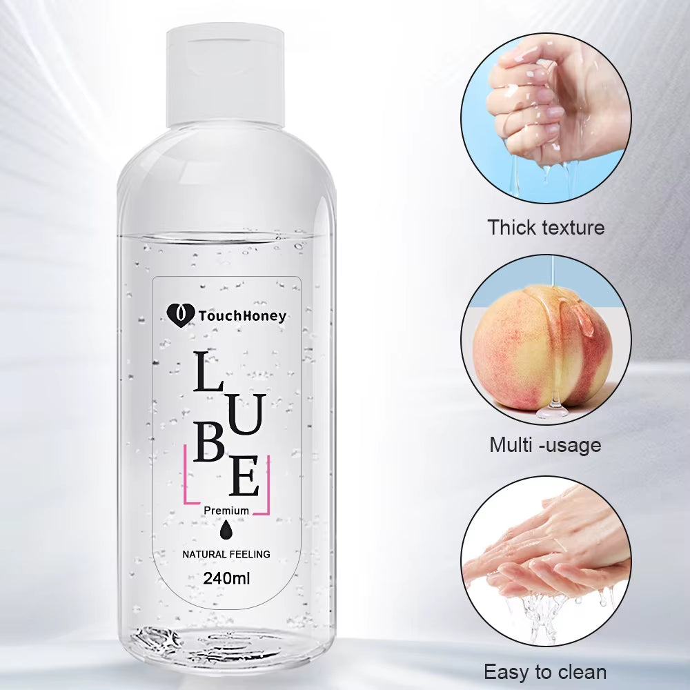240ML Lubricant for Sex Water Based Lube for Couples Vagina Anal Adult Masturbation Toy Lubrication Intimate Love Gel Sex Toys
