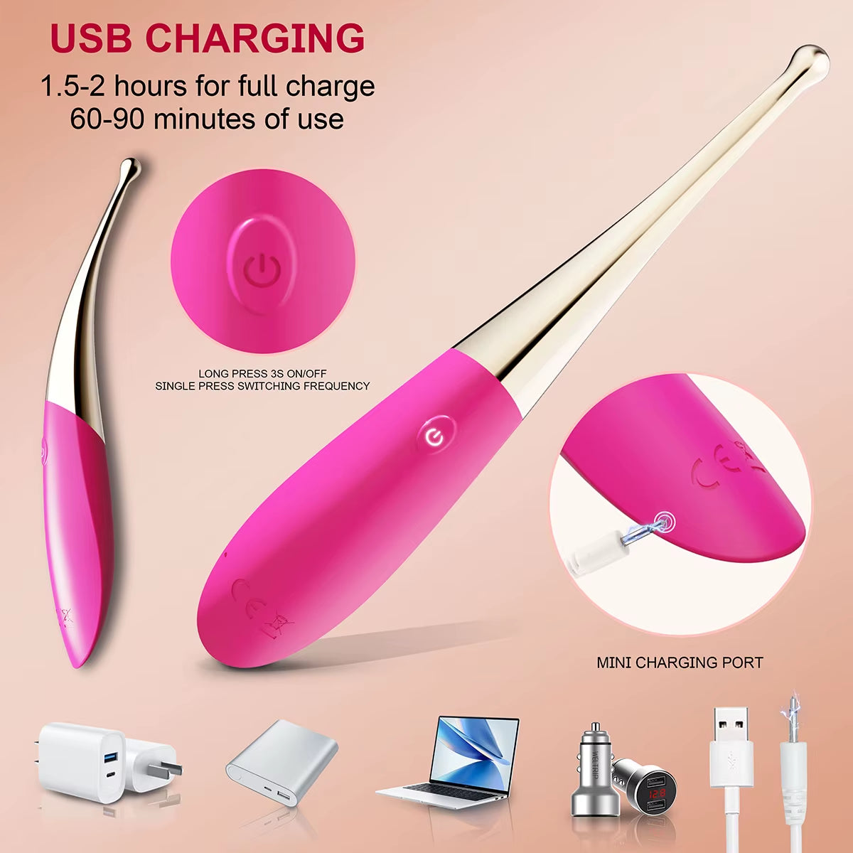 Powerful High Frequency G Spot Female Vibrators for Women Clitoris Stimulator Vagina Massager Nipple Masturbator Adult Sex Toys