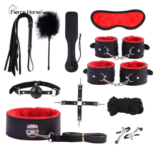 Sex Toys Tools Sexes Accessoires BDSM Bondage Kits Adult SM Sex Restraint Handcuffs Bondage Toys Couples Pleasure Adults Games