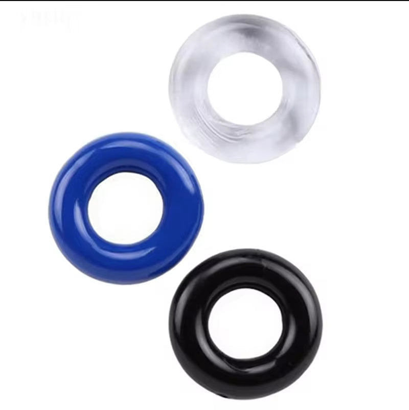 3Pcs Crystal Cock Ring Delay Ejaculation Penis Rings for Men Male Flirting Adult Supplies Sex Toys 18+