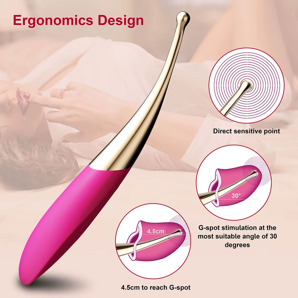 Powerful High Frequency G Spot Female Vibrators for Women Clitoris Stimulator Vagina Massager Nipple Masturbator Adult Sex Toys