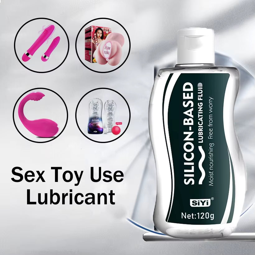 Silicone-Base Lubricant for Anal Sex Long-Lasting Lubrication, Sex Toys Lubricant Suitable for Bathroom and Underwater Use