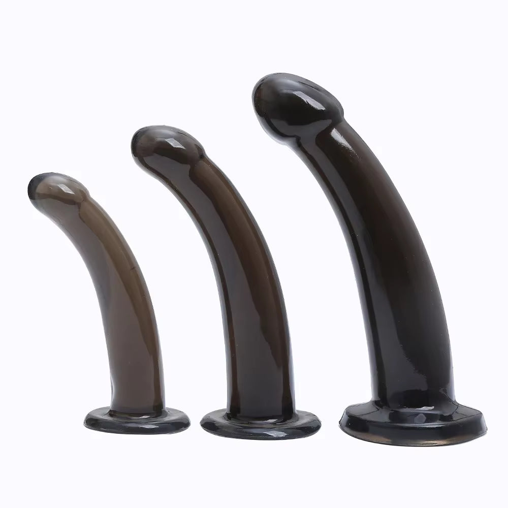 Transparent Anal Plugs Smooth Dildo Prostate Butt Plug Vagina Masturbation Anus Dilator Anal Sex Toys for Woman Man Sex Products