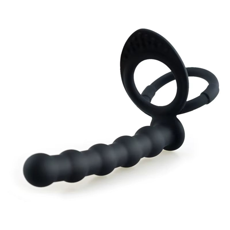 Double Penetration Anal Plug Dildo Butt Plug Vibrator for Men Strap on Penis Massage Vagina Plugs Adult Sex Toys for Couples 18+