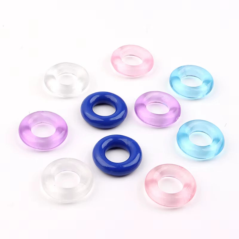 3Pcs Crystal Cock Ring Delay Ejaculation Penis Rings for Men Male Flirting Adult Supplies Sex Toys 18+