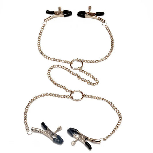 Sexy Nipple Clamps Bdsm Fetish Erotic Toys Sex Games Toy Tools Couples Stimulator Chain Clips Collars Adult Products for Women