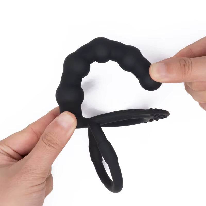 Double Penetration Anal Plug Dildo Butt Plug Vibrator for Men Strap on Penis Massage Vagina Plugs Adult Sex Toys for Couples 18+