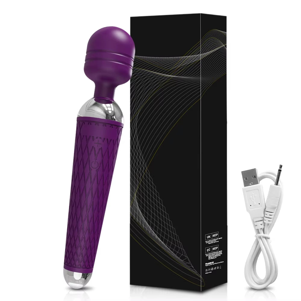 Wireless Dildos AV Vibrator Magic Wand for Women Clitoris Stimulator USB Rechargeable Massager Goods Sex Toys for Adults 18