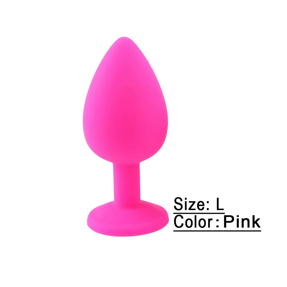 Soft Silicone Anal Butt Plug Men Prostate Massager Adult Gay Products Ass Stuffed Anal Trainer Unisex Sex Toys for Couples Goods